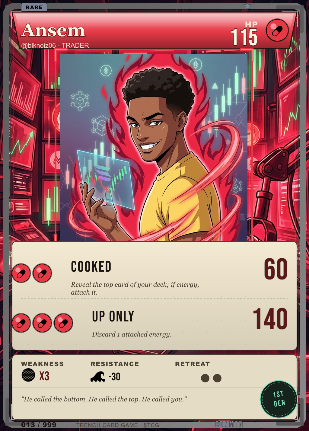 Trench Card 013 · Ansem