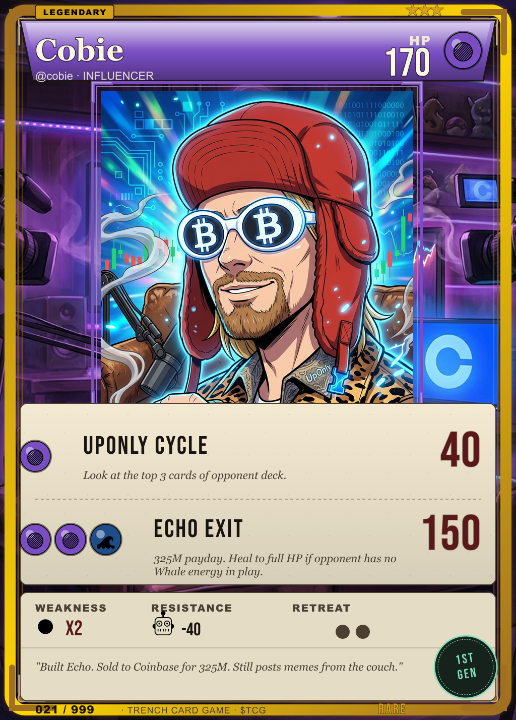Trench Card 021 · Cobie