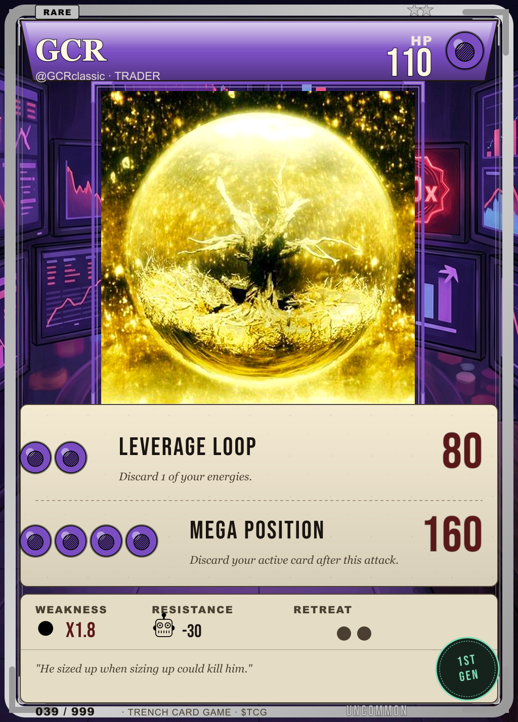 Trench Card 039 · GCR