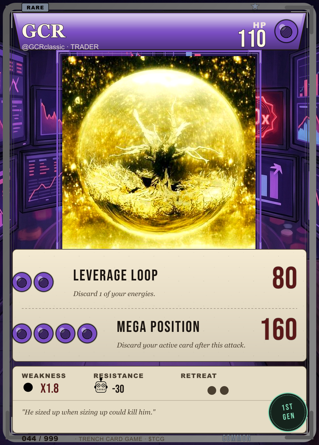 Trench Card 044 · GCR