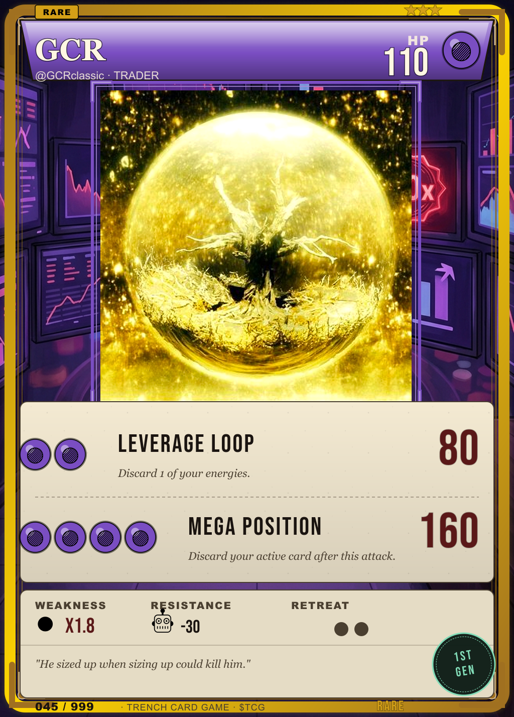 Trench Card 045 · GCR