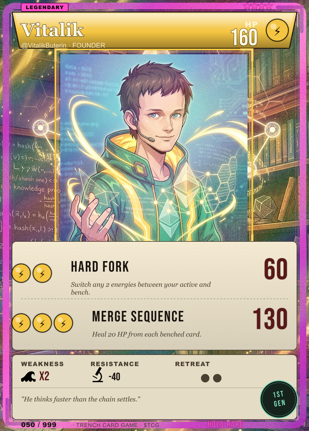 Trench Card 050 · Vitalik