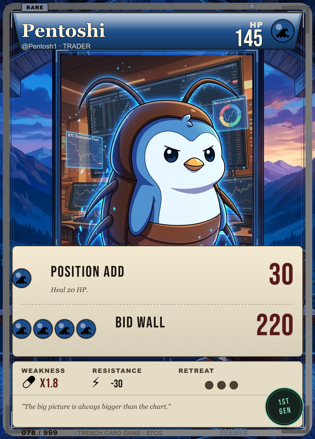 Trench Card 078 · Pentoshi