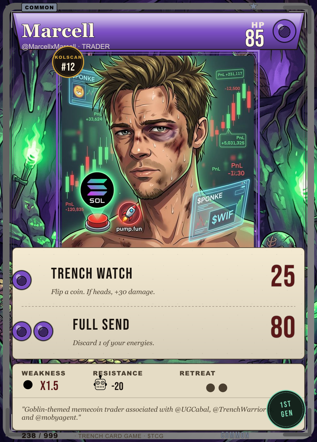 Trench Card 238 · Marcell