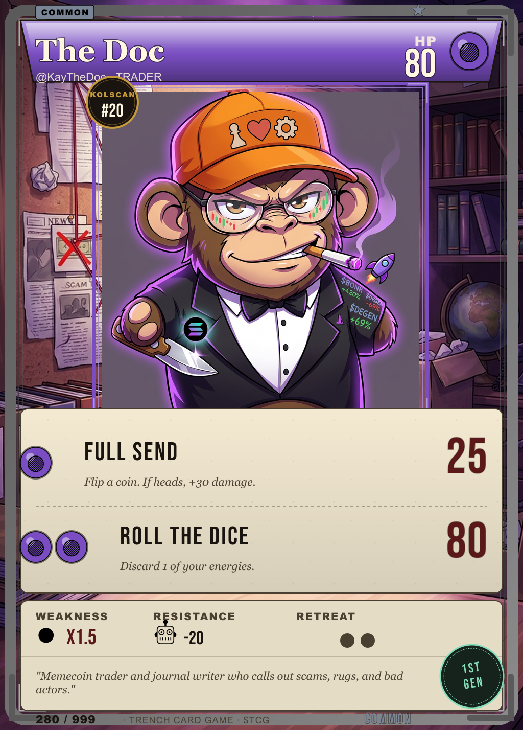 Trench Card 280 · The Doc