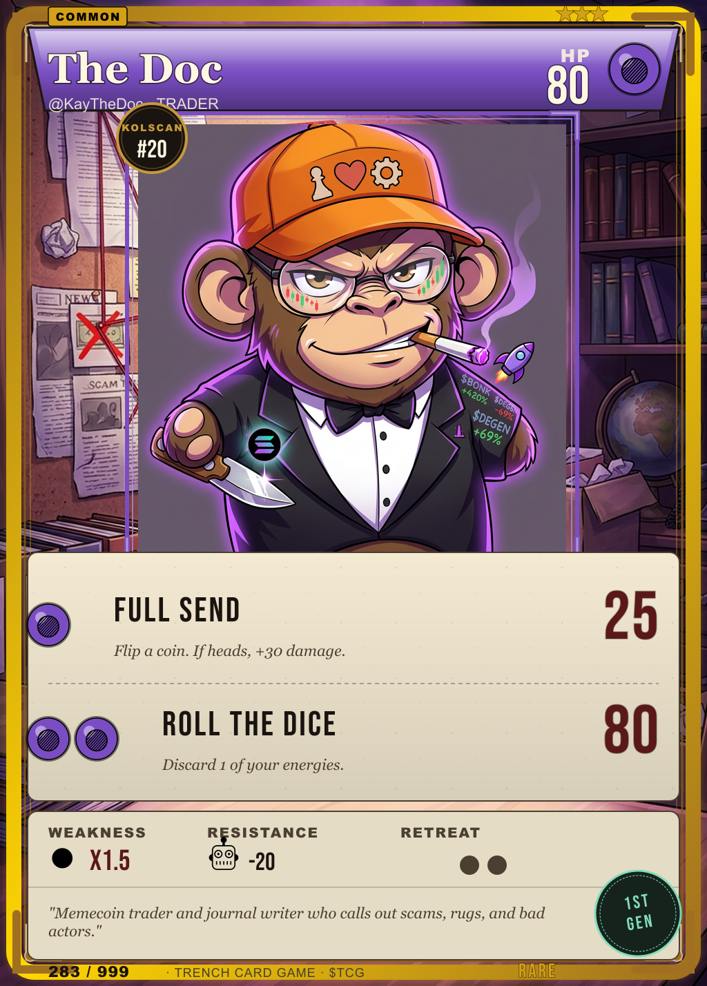 Trench Card 283 · The Doc