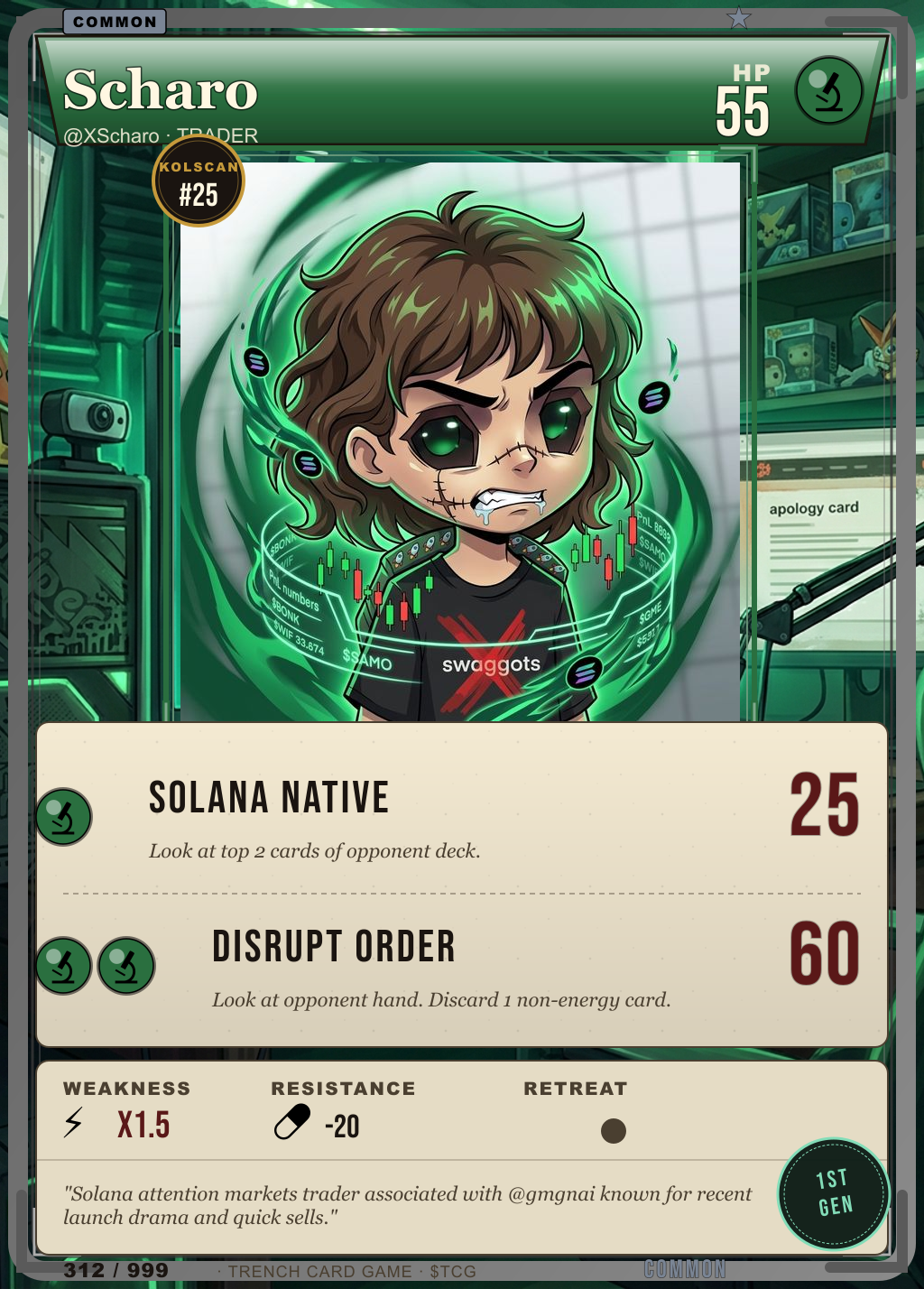 Trench Card 312 · Scharo