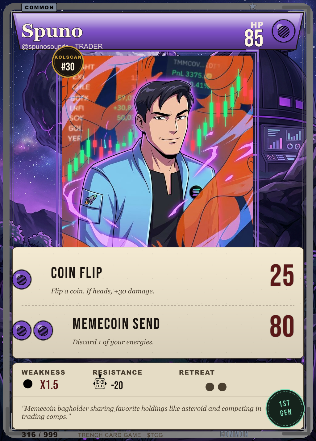 Trench Card 316 · Spuno