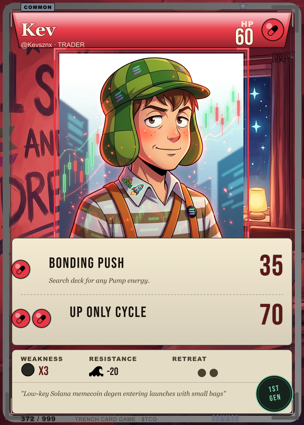 Trench Card 372 · Kev
