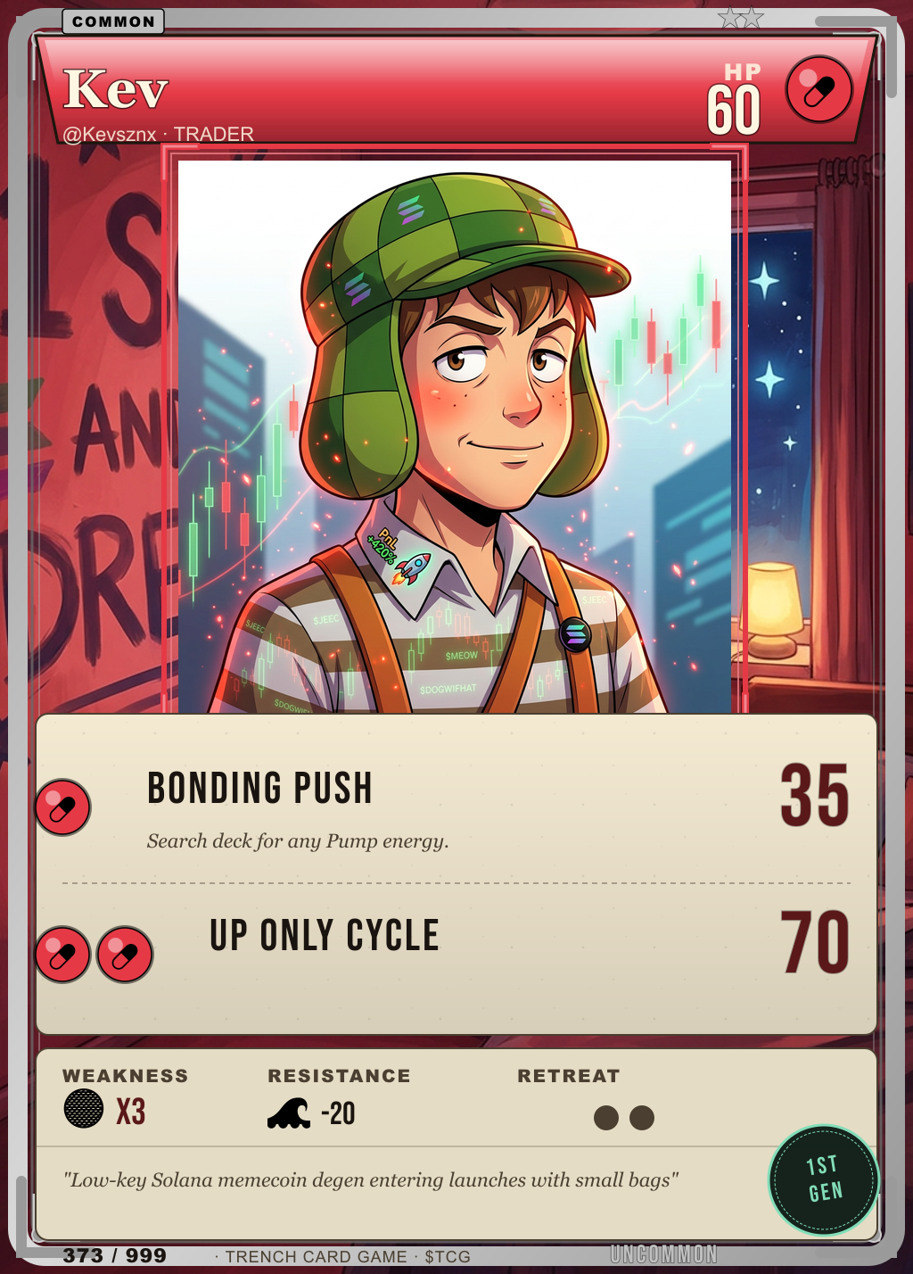 Trench Card 373 · Kev