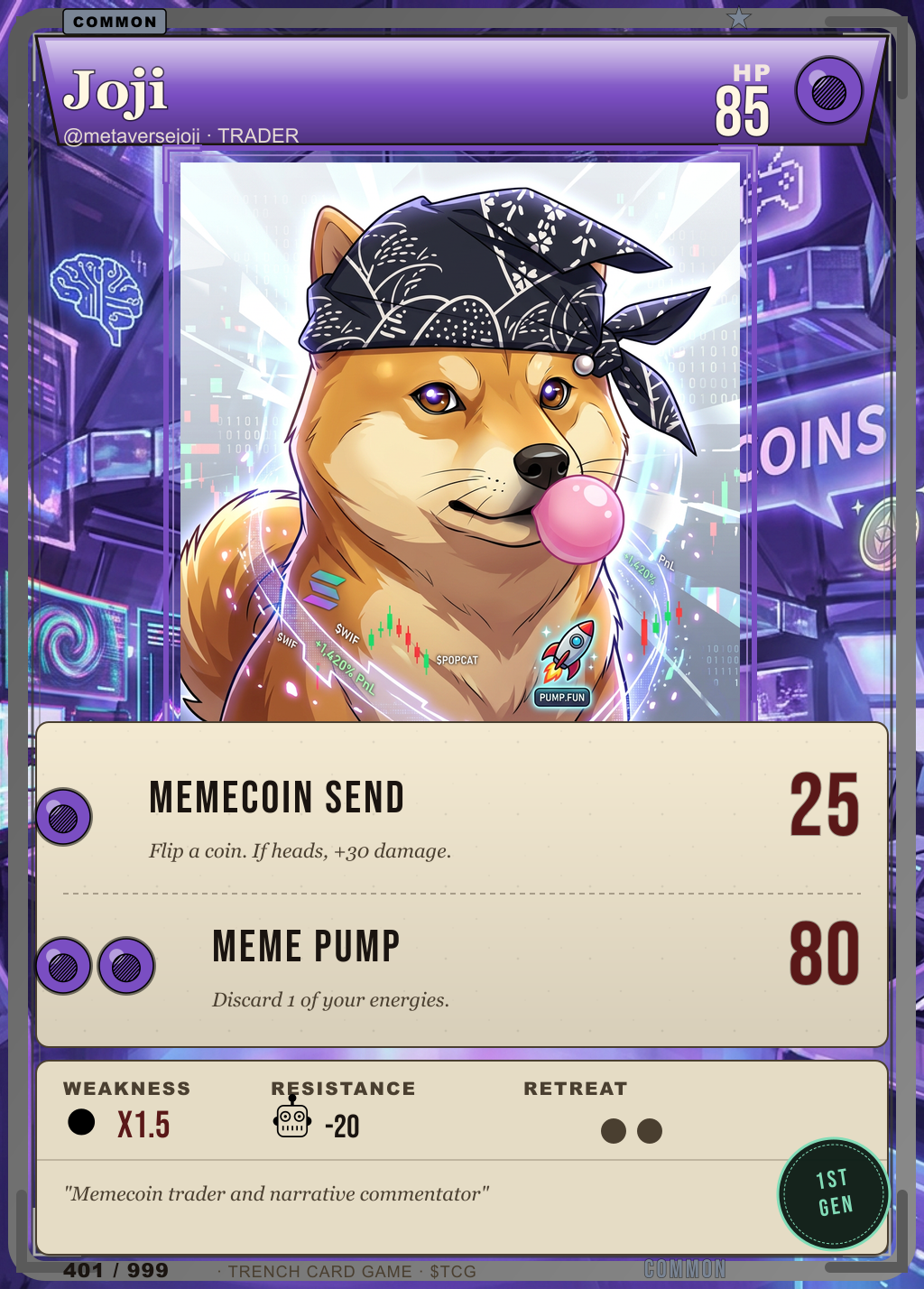 Trench Card 401 · Joji