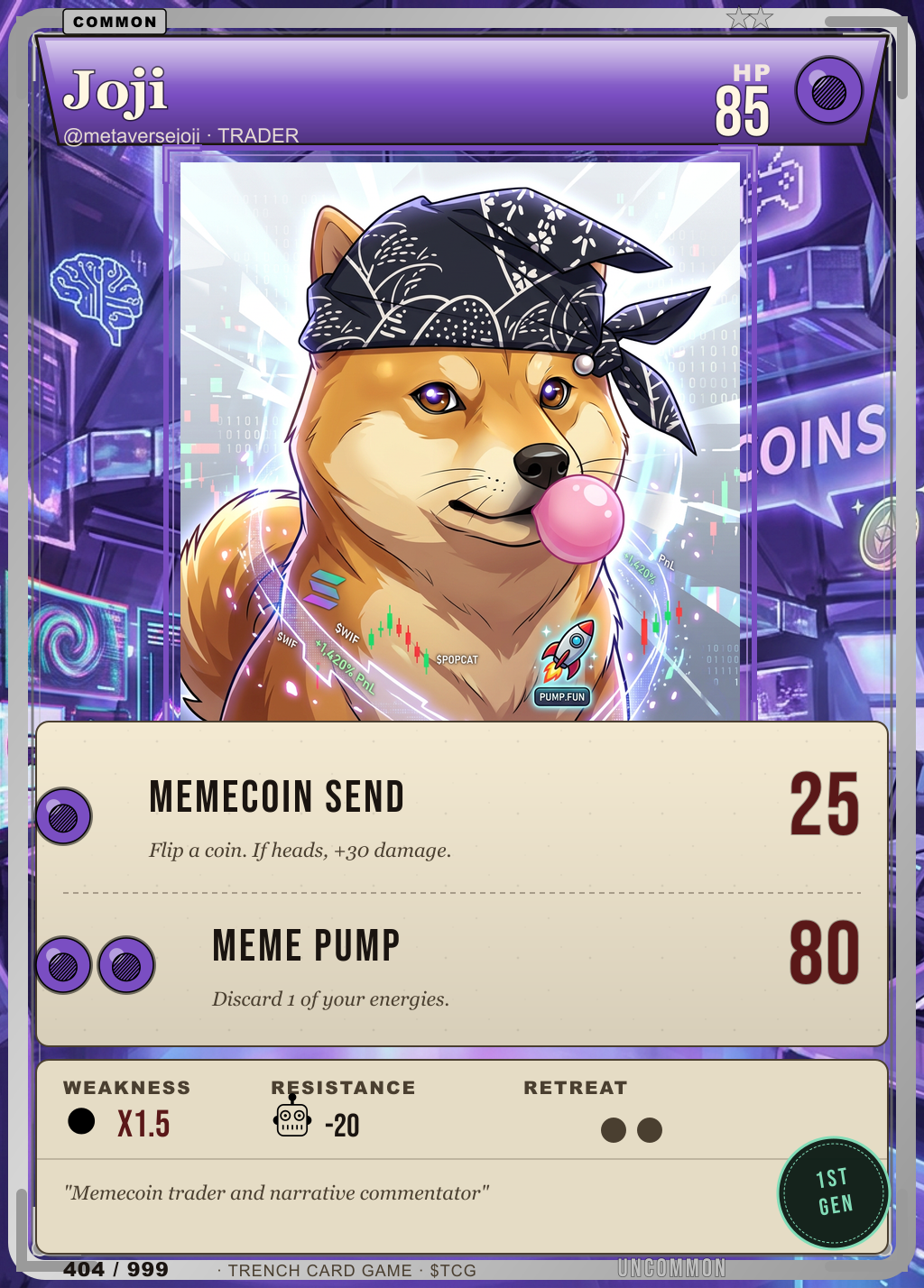 Trench Card 404 · Joji