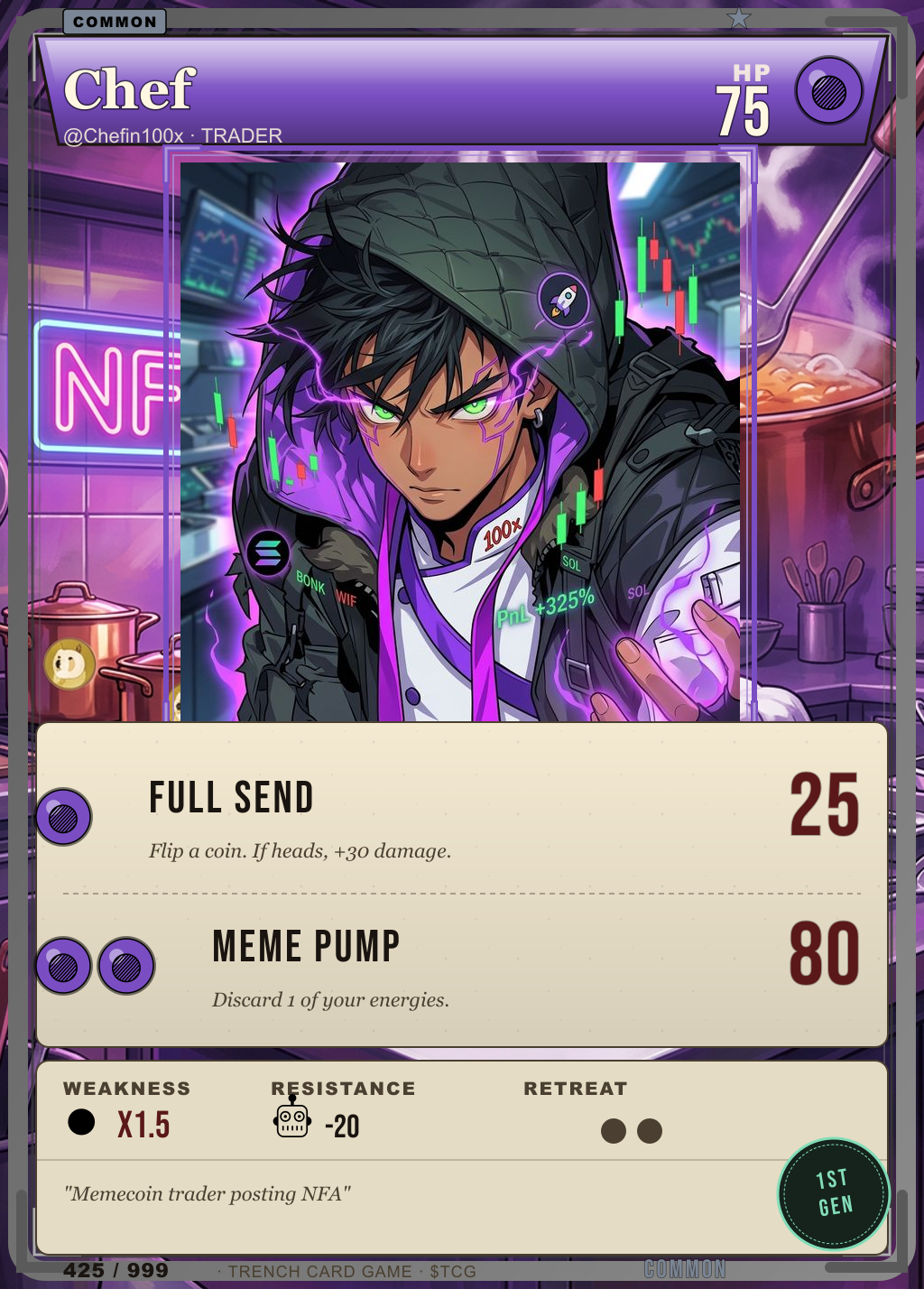 Trench Card 425 · Chef