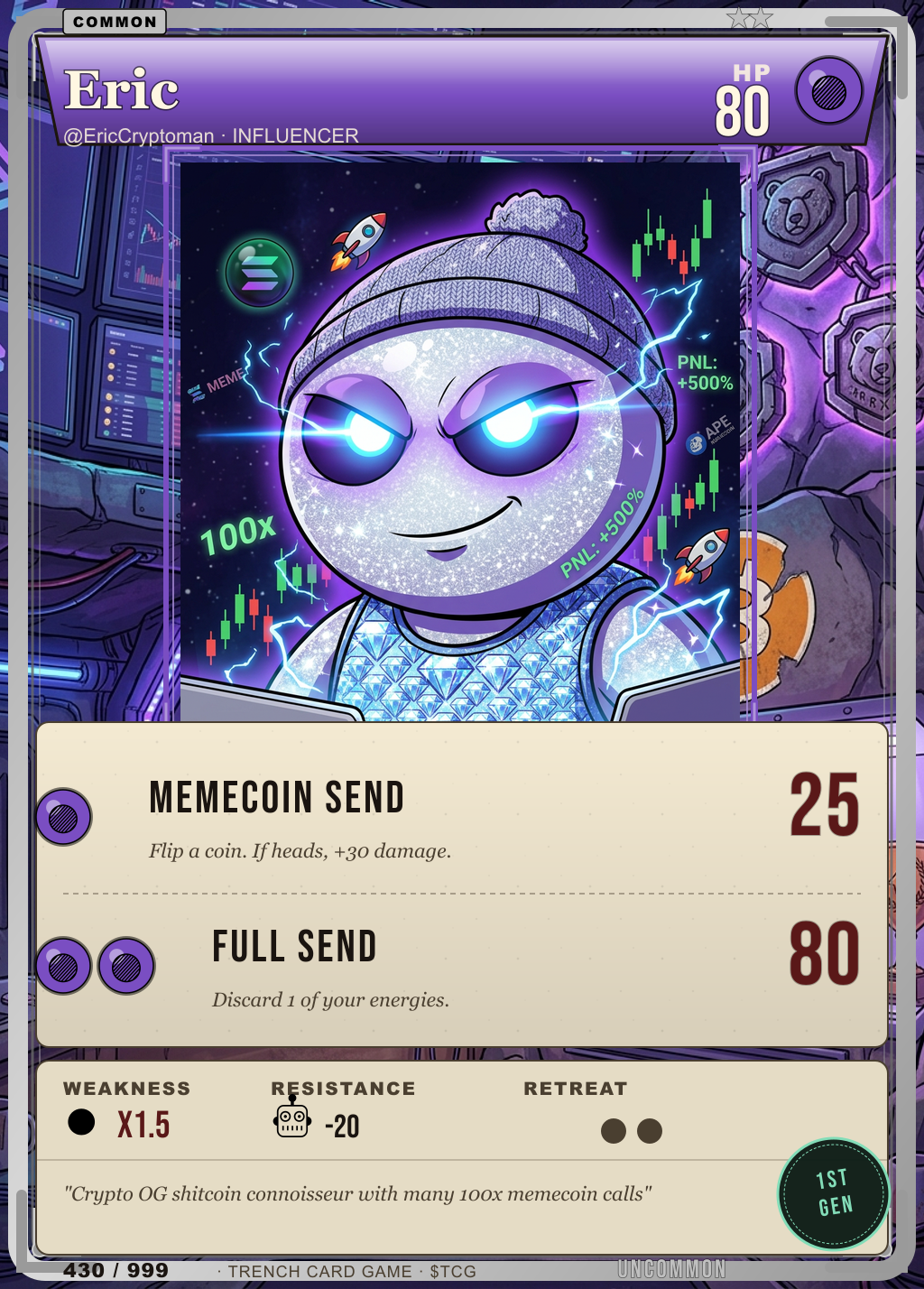 Trench Card 430 · Eric