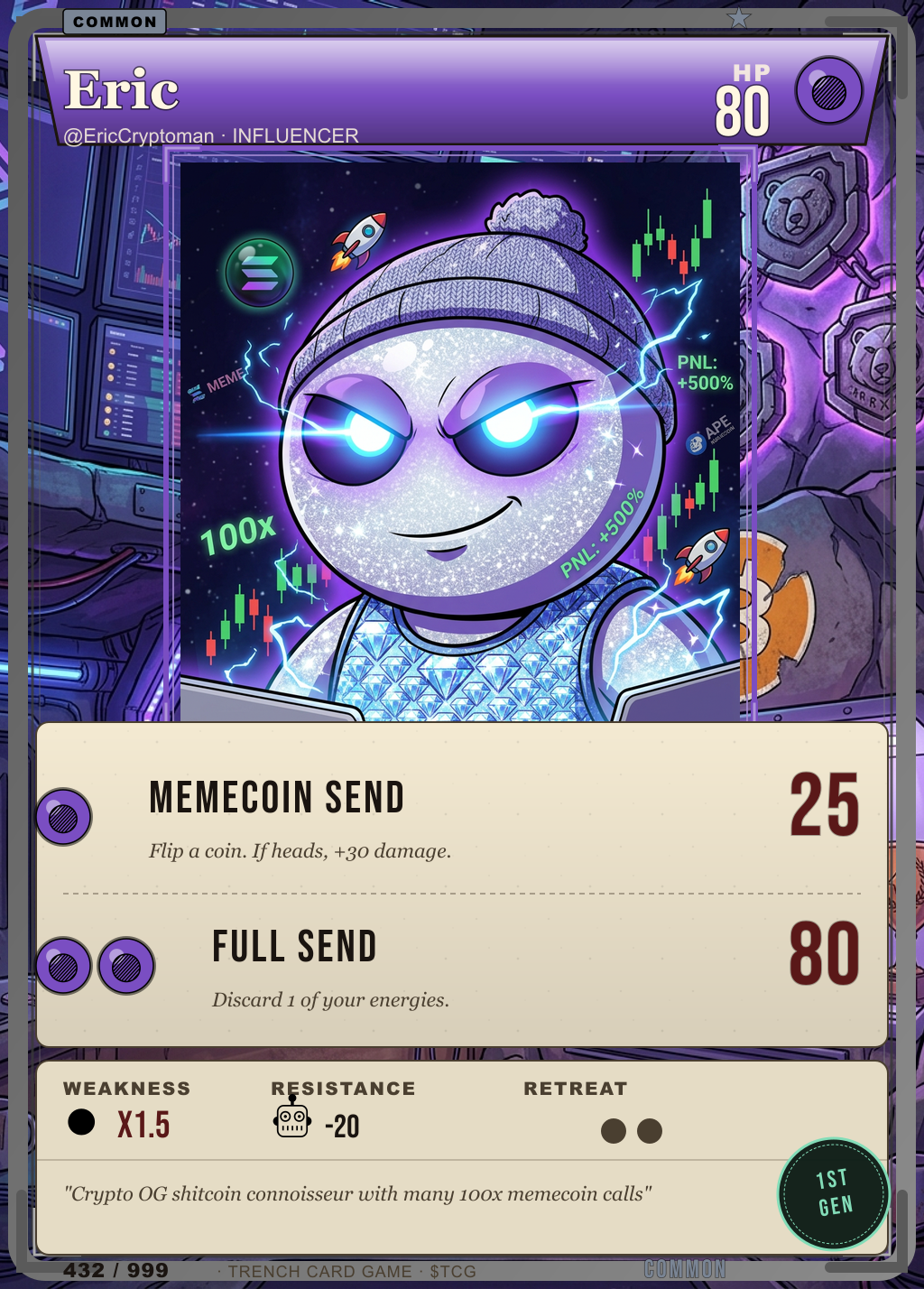 Trench Card 432 · Eric