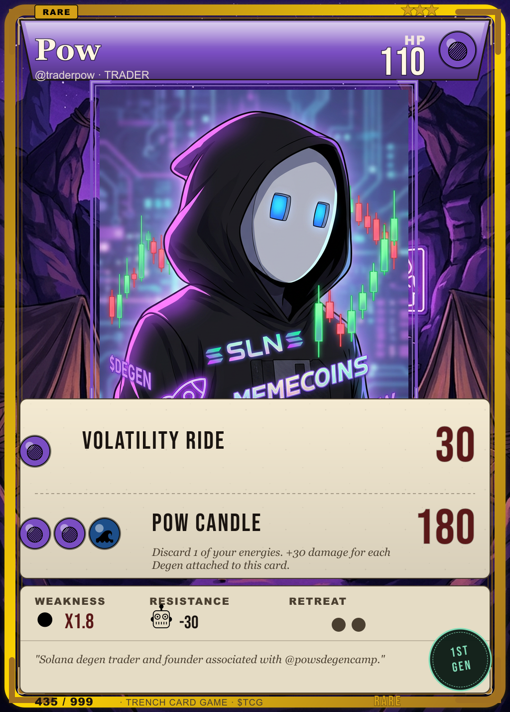 Trench Card 435 · Pow