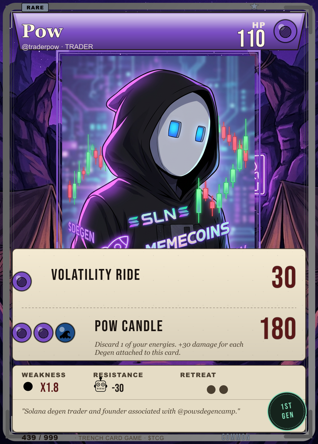 Trench Card 439 · Pow