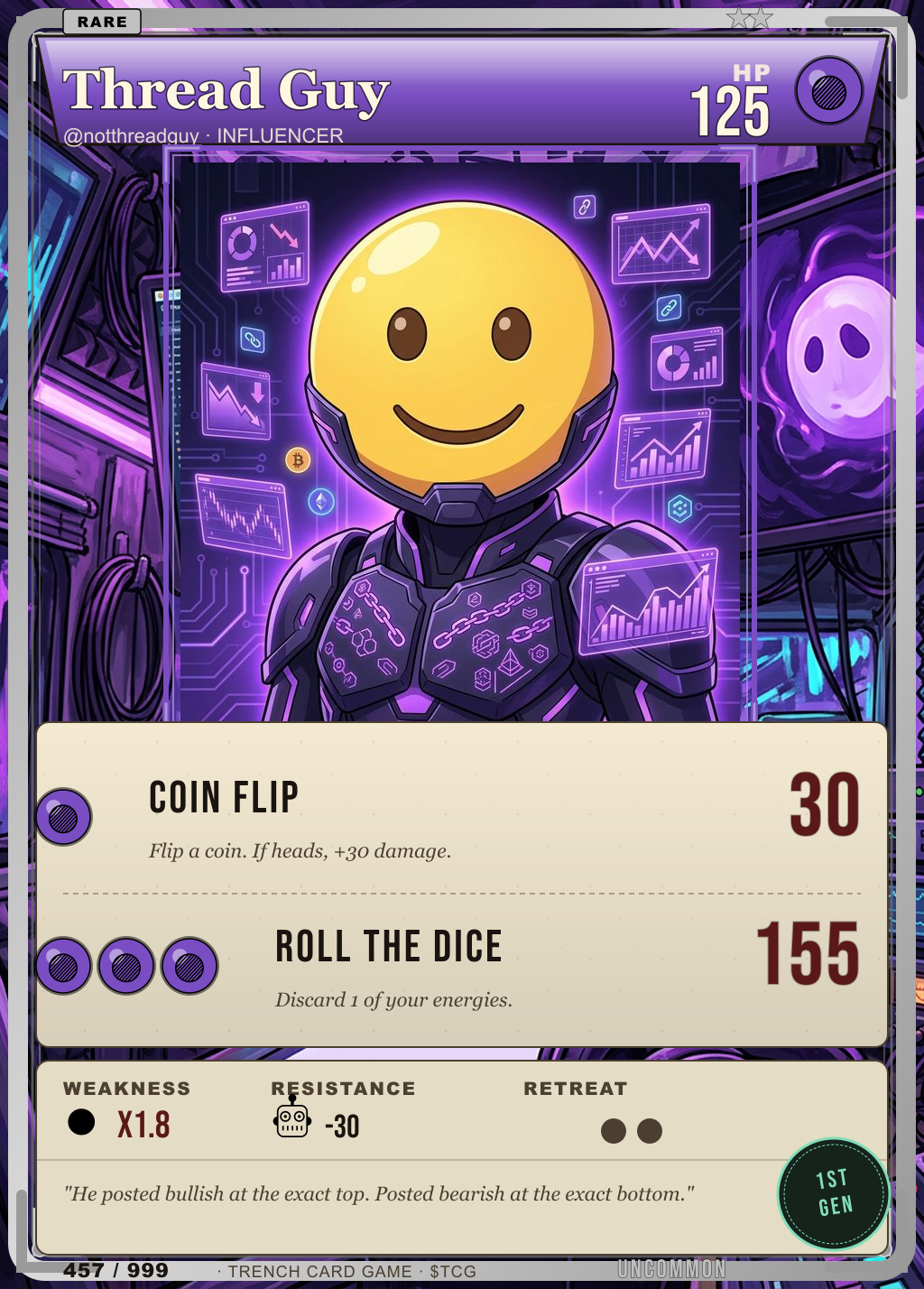 Trench Card 457 · Thread Guy