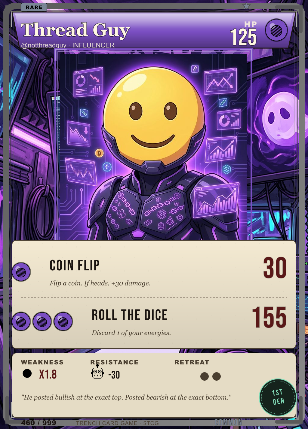 Trench Card 460 · Thread Guy