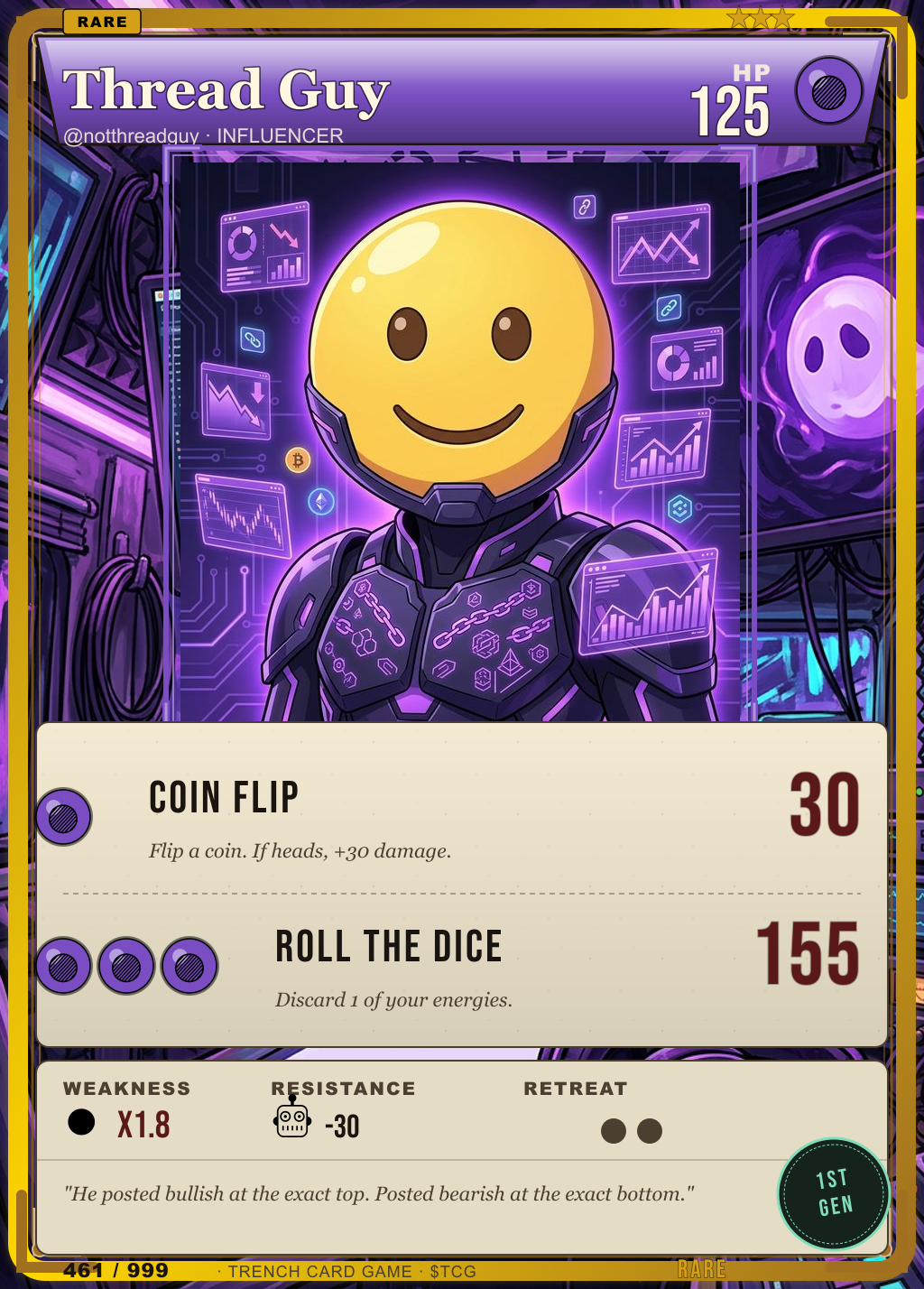 Trench Card 461 · Thread Guy