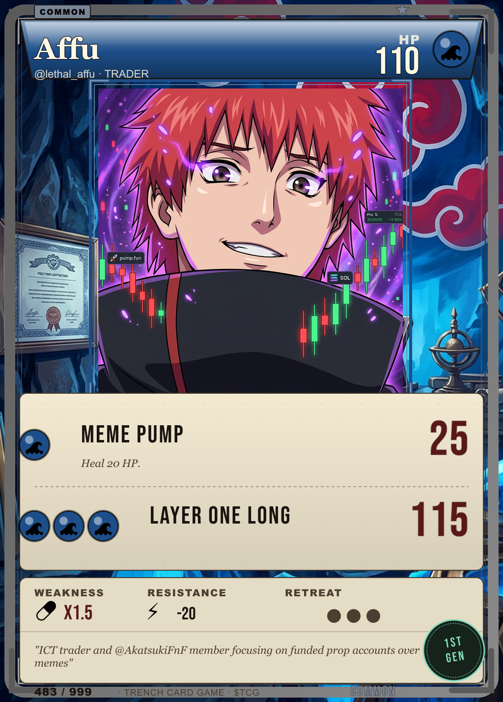 Trench Card 483 · Affu