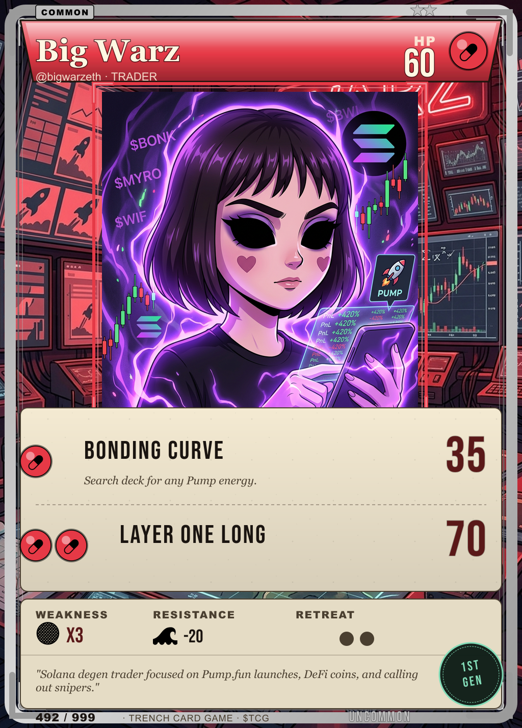 Trench Card 492 · Big Warz