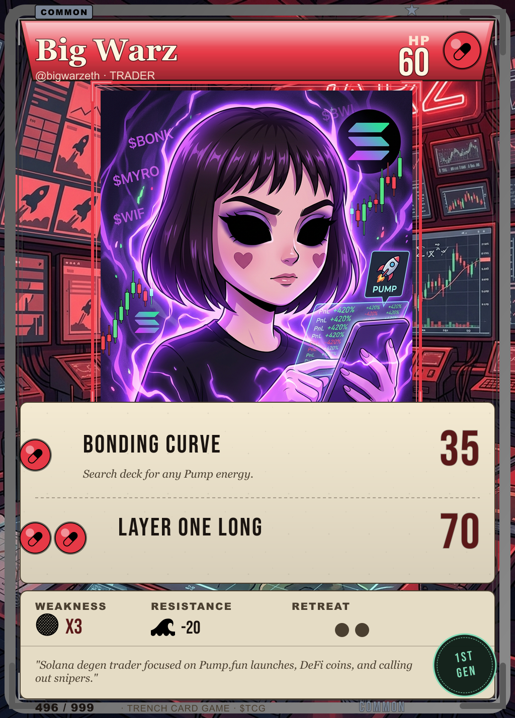 Trench Card 496 · Big Warz