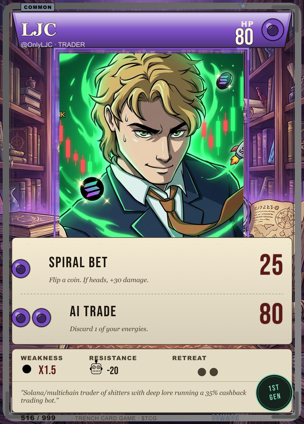 Trench Card 516 · LJC