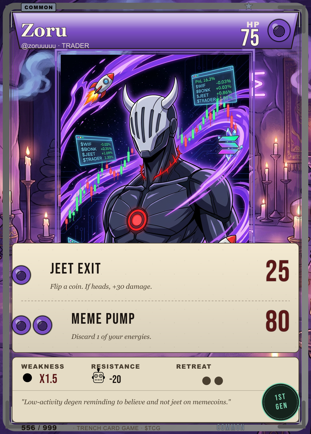 Trench Card 556 · Zoru
