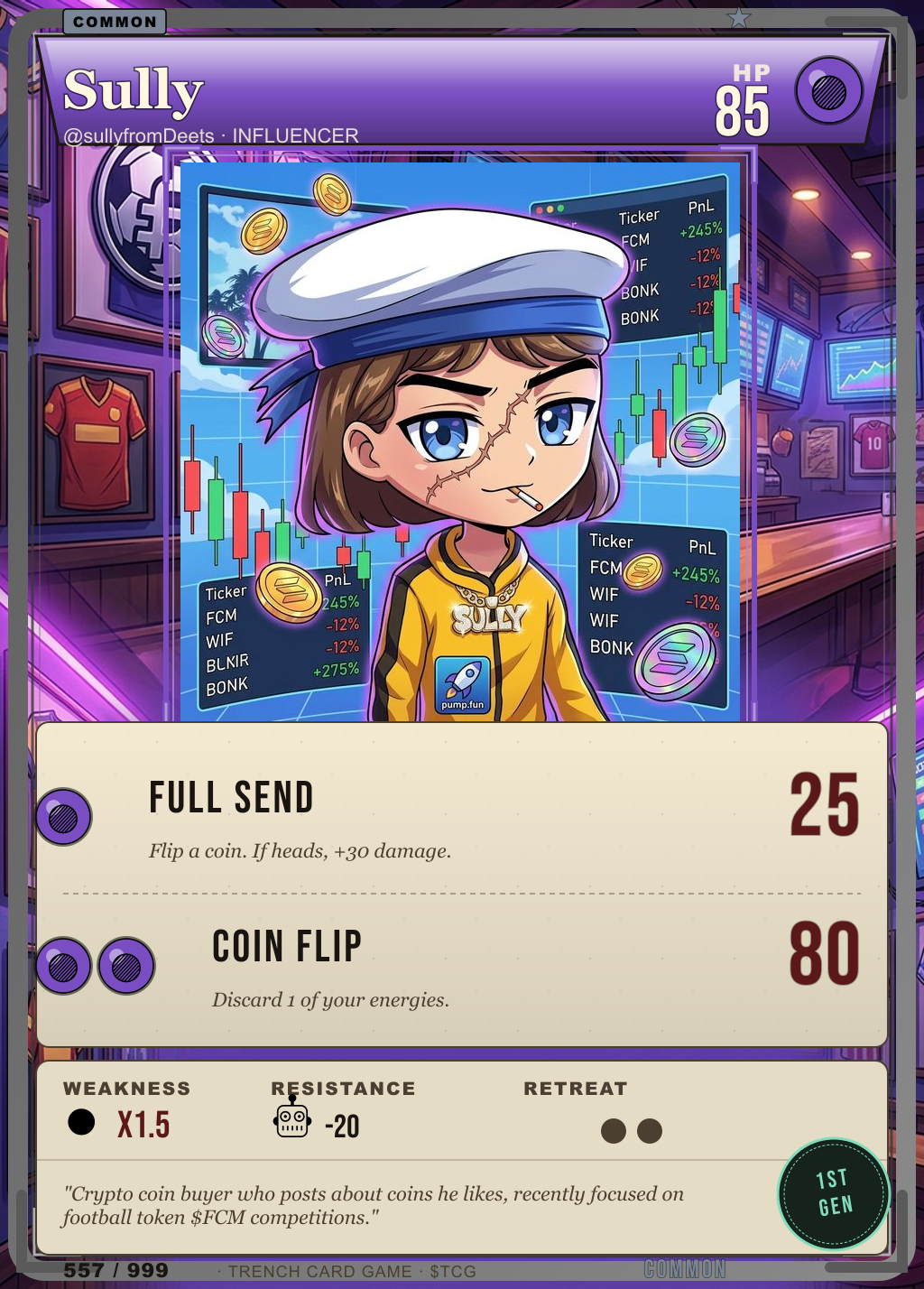 Trench Card 557 · Sully