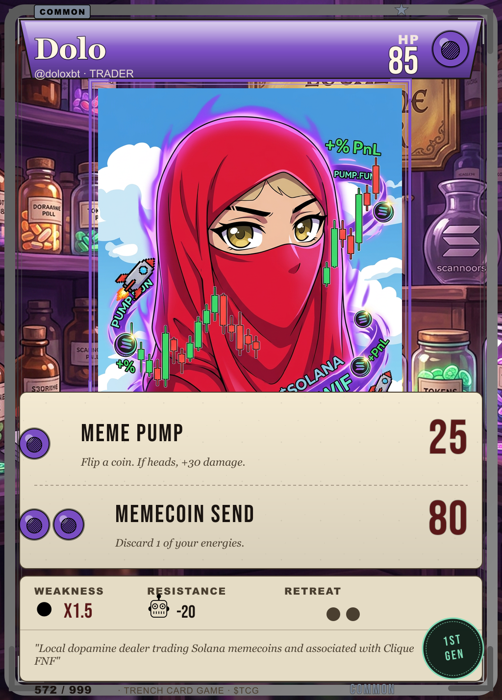 Trench Card 572 · Dolo