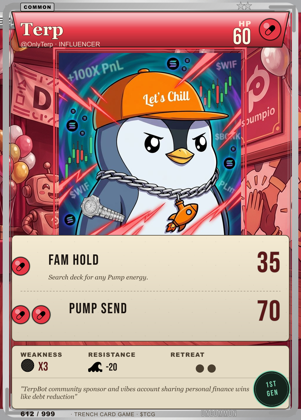 Trench Card 612 · Terp