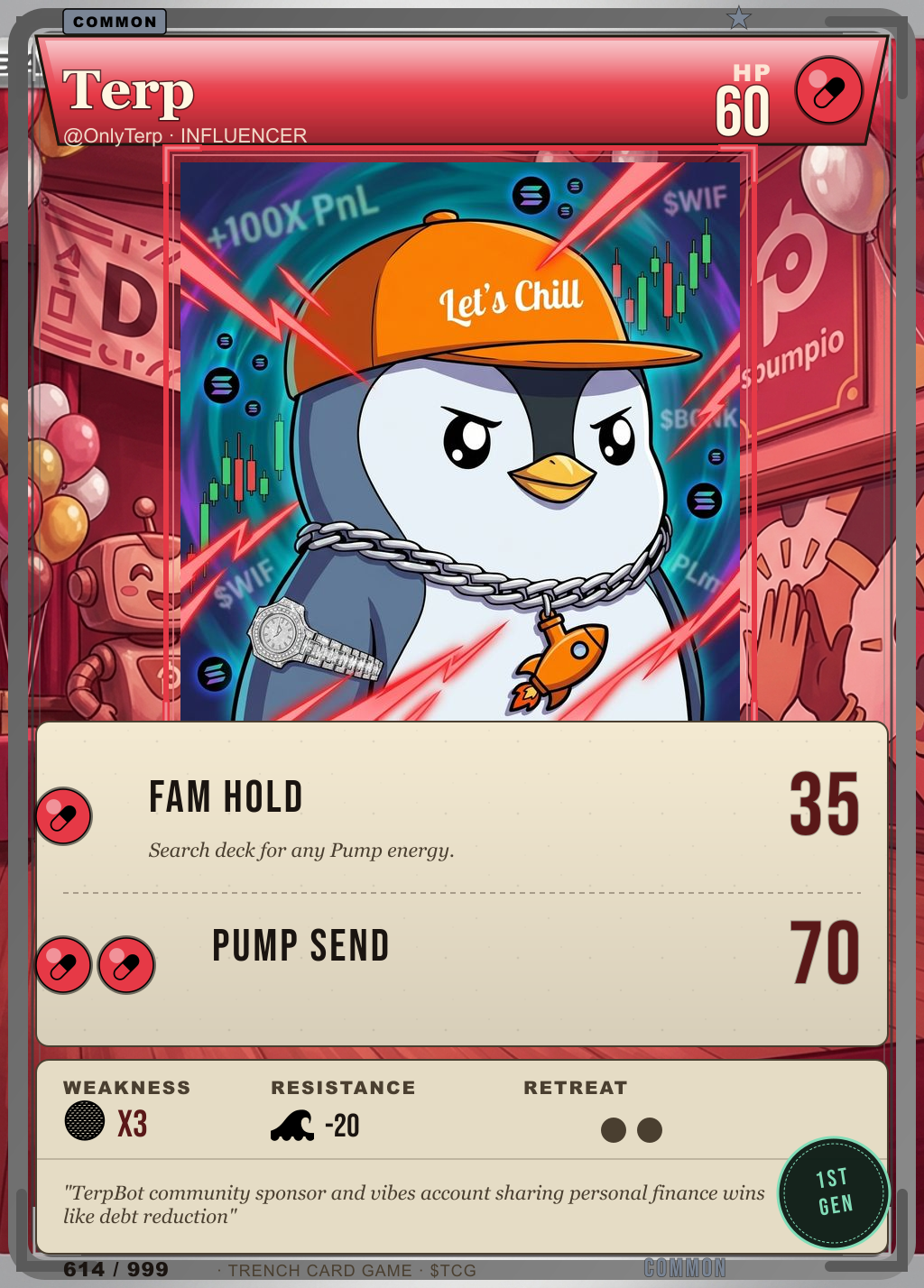 Trench Card 614 · Terp