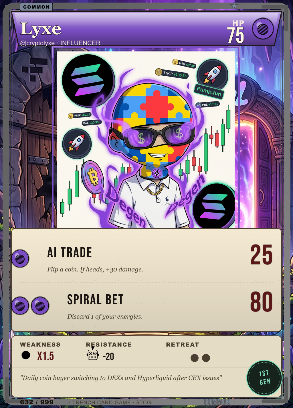 Trench Card 632 · Lyxe