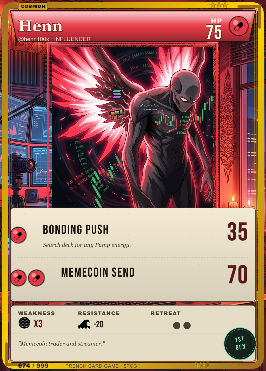 Trench Card 674 · Henn