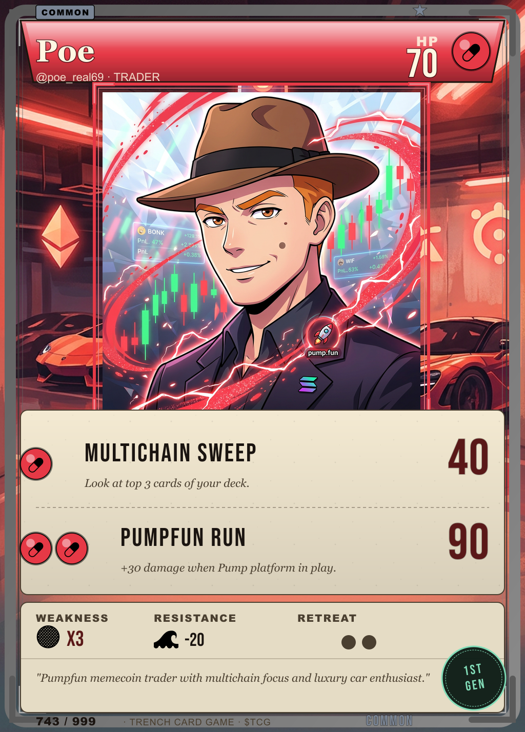 Trench Card 743 · Poe