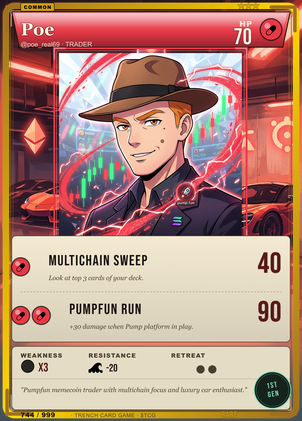 Trench Card 744 · Poe