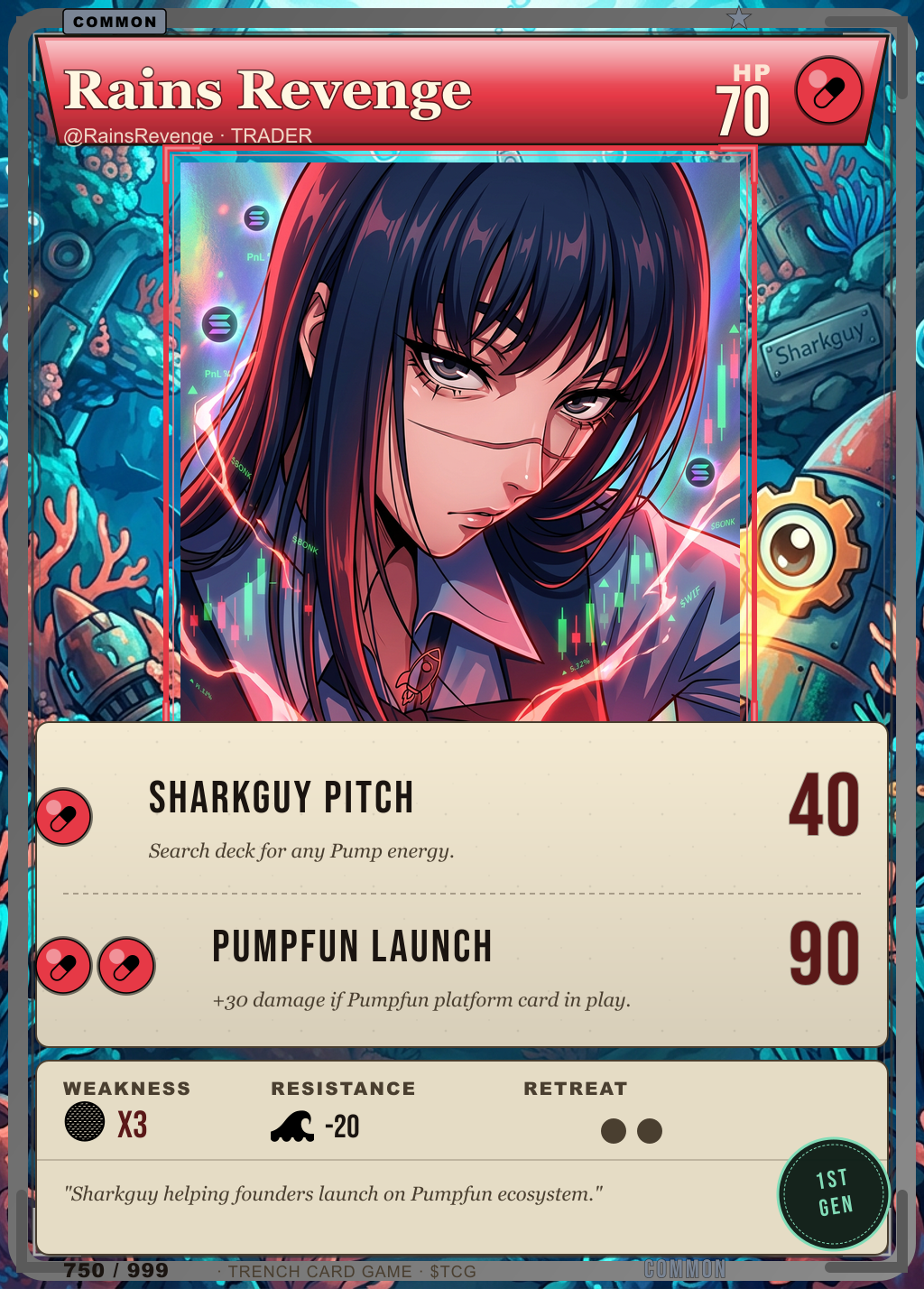 Trench Card 750 · Rains Revenge