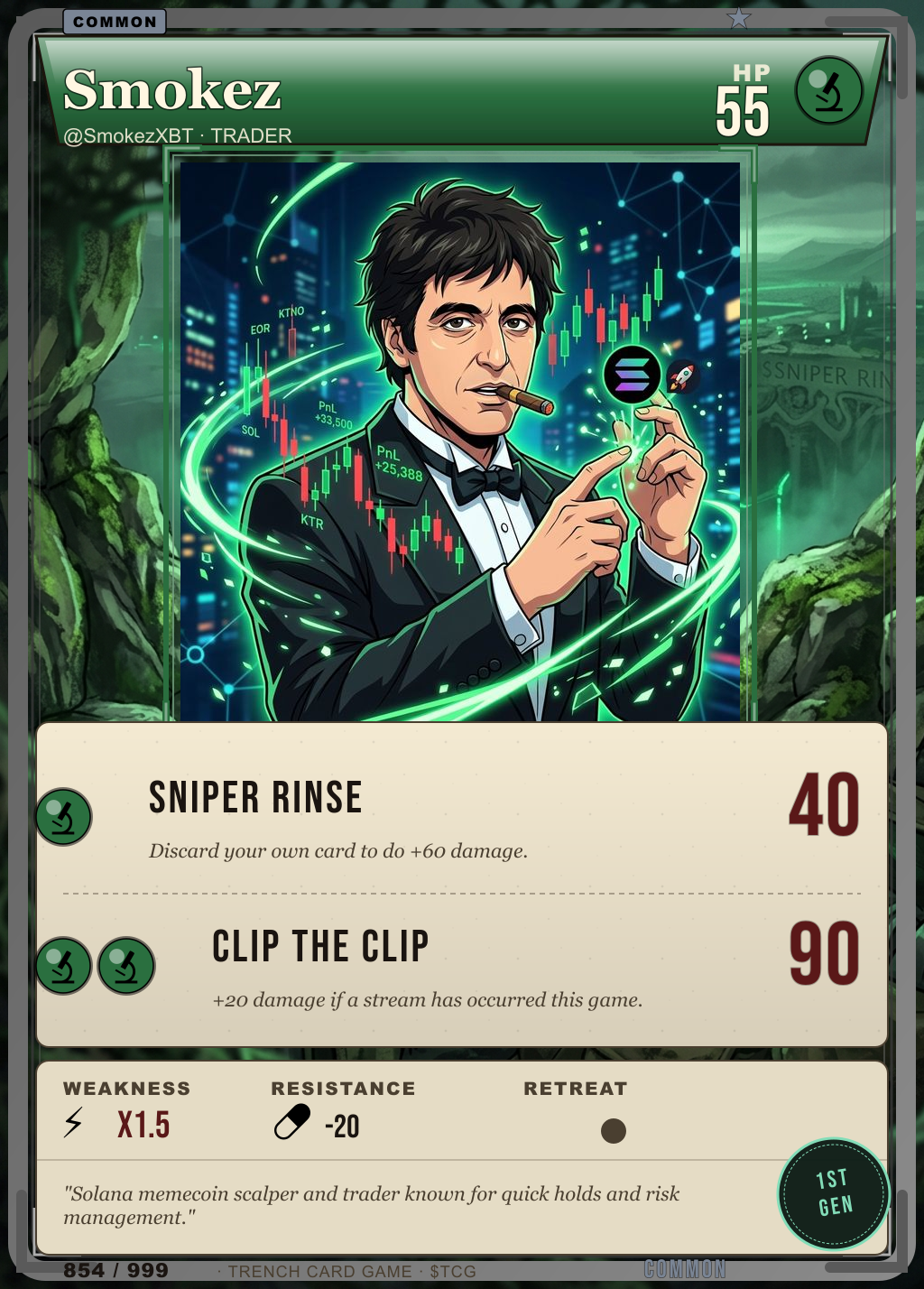 Trench Card 854 · Smokez