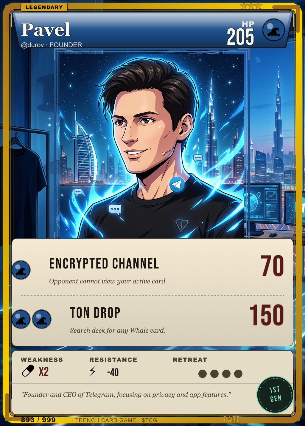Trench Card 893 · Pavel