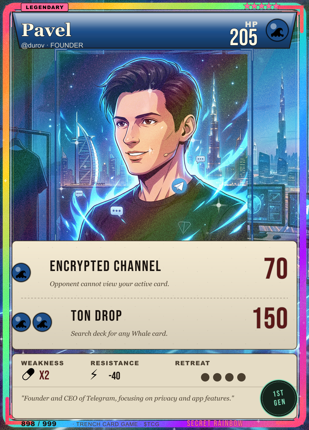 Trench Card 898 · Pavel
