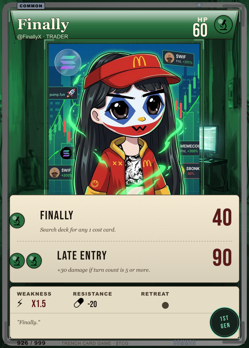 Trench Card 926 · Finally