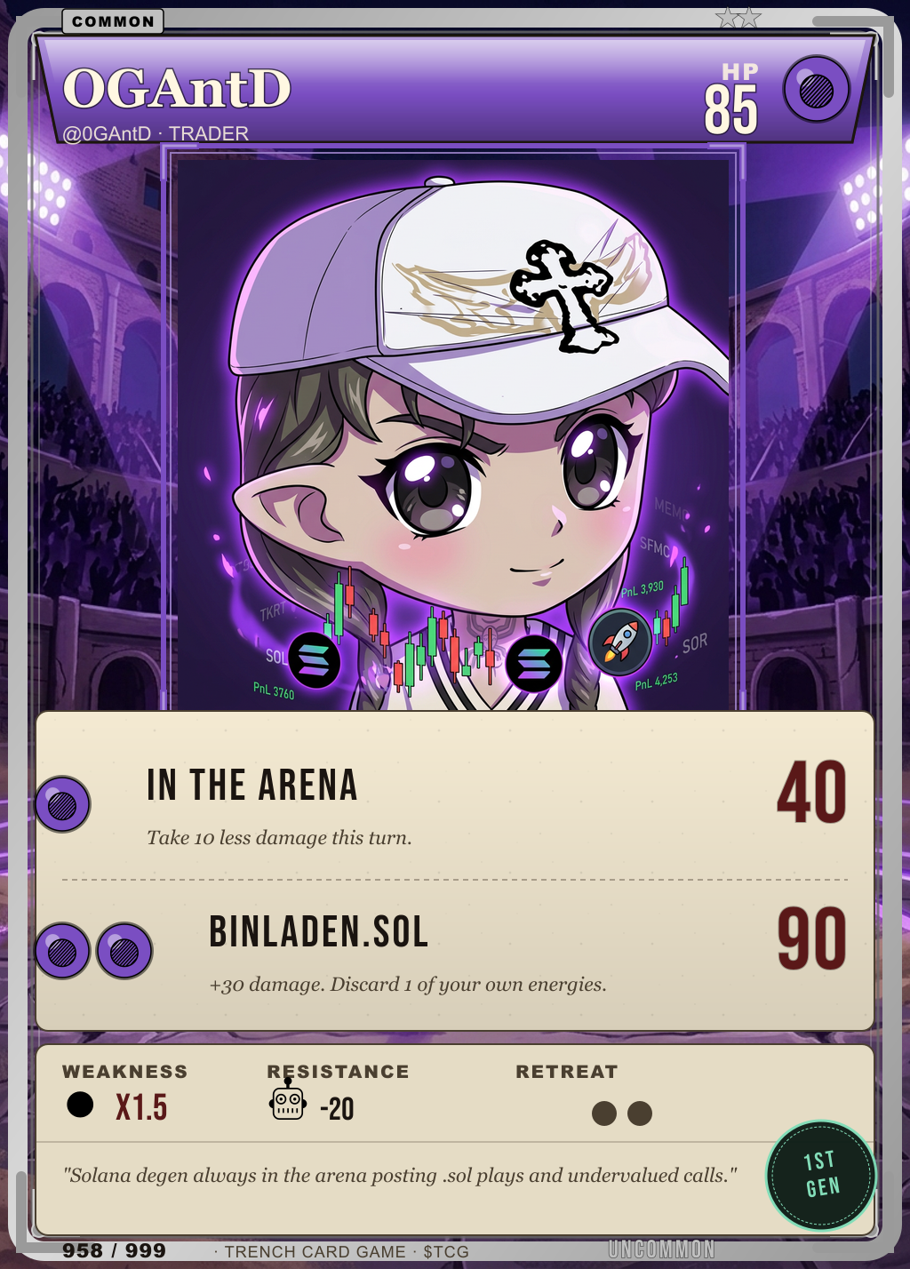 Trench Card 958 · OGAntD