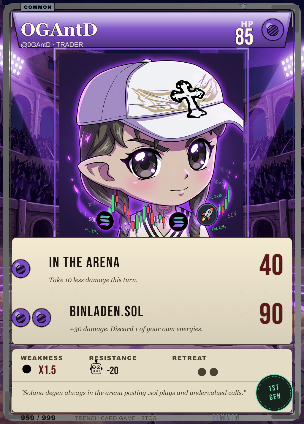 Trench Card 959 · OGAntD
